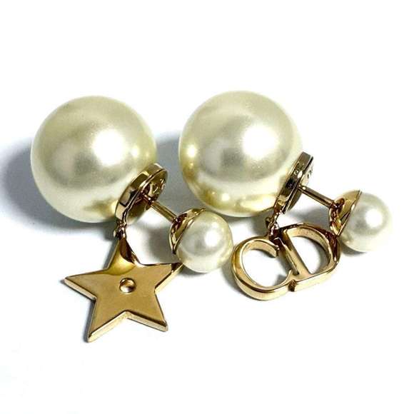 DIOR White Earrings - Picture 1 of 10